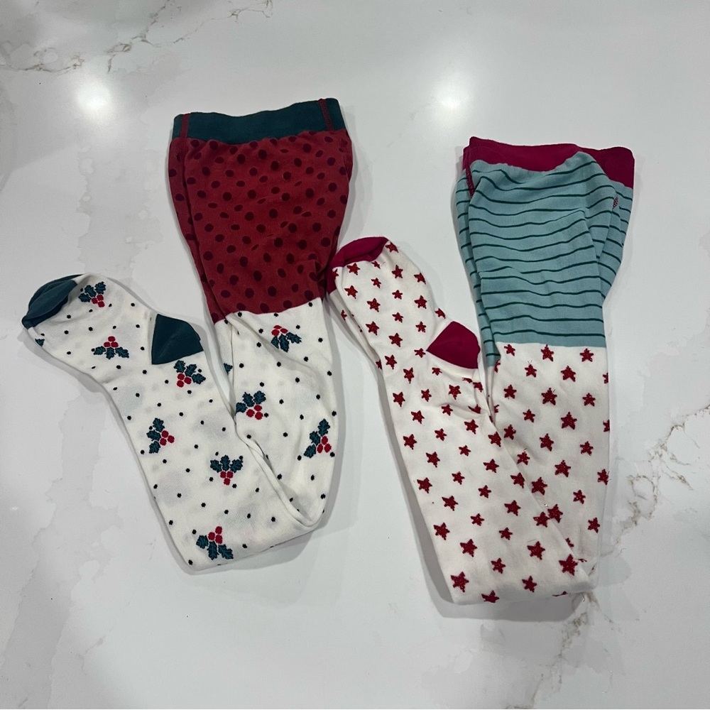 Matilda Jane Wish Upon A Star and Holly Hila Holiday Tights Set